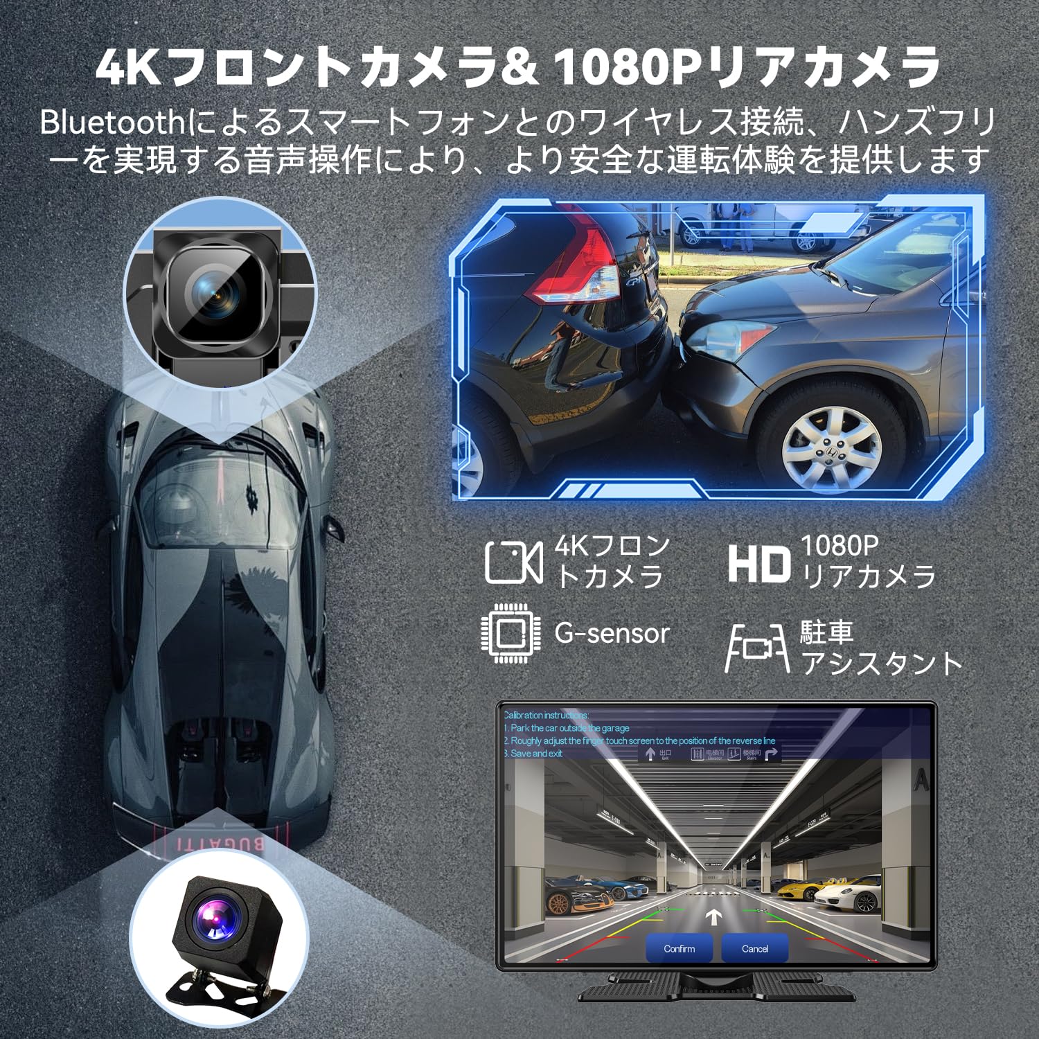 ディスプレイオーディオ 4Kフロントカメラ カメラ付き ワイヤレス接続 Amazon.co.jp: ディスプレイオーディオ9インチ CarPlay/Android Auto
